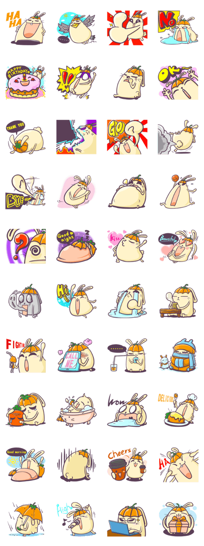 Pumpkin crazy rabbit Pumpkin crazy rabbit