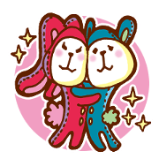 Full-body suit Rabbit&Bear