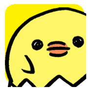 A chick is a full sticker A chick is a full sticker