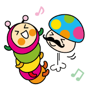 Kimushi & Kinoko Tencho Sticker Kimushi & Kinoko Tencho Sticker