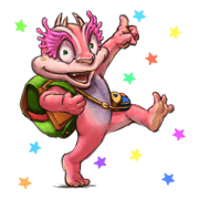 Pink of dragon Sticker [part 1]