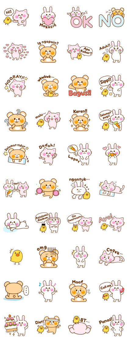 indonesian kawaii animals indonesian kawaii animals
