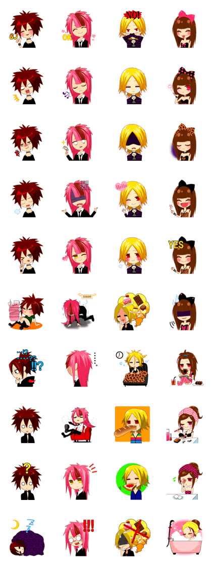 We four, punk rockers~dairy life~ We four, punk rockers~dairy life~