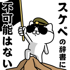 "SUKEBE"name/Military cat