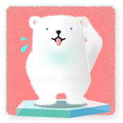 Polar bear speak Taiwanese and Japanese