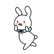 Cute rabbit stickers
