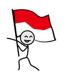GO!Tim Indonesia dengan stick patriot!