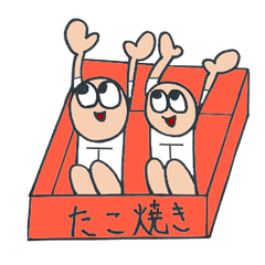 TAKOYAKI-KUN Stickers