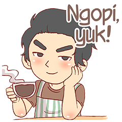 Ngopi, yuk! – LINE stickers | LINE STORE