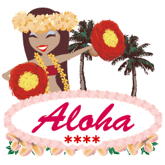 Aloha-01 Custom Sticker!