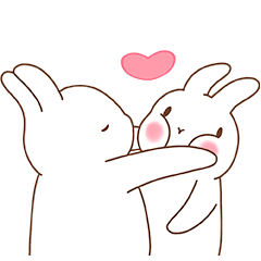 RABBITS (VALENTINE) – LINE stickers | LINE STORE