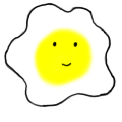 Kawaii fried egg