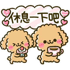 超可愛♡Q毛小貴賓