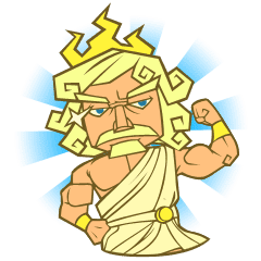 Awkward Zeus Line Stickers Line Store