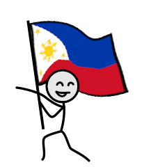 GO! Philippines team with stick patriot!