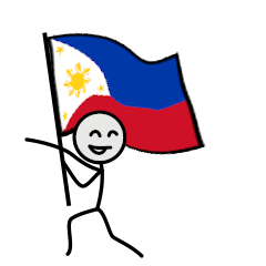 GO! Philippines team with stick patriot!