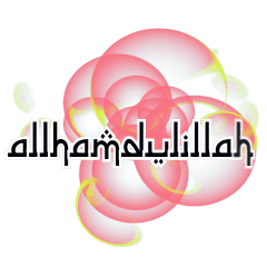 muslim text efek animasi