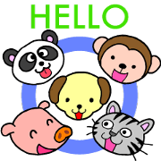 A greeting is extended from animals