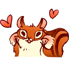 Ato S かわいいリスちゃん Ato Line スタンプ Line Store Ato S かわいいリスちゃん Ato Line スタンプ Line Store