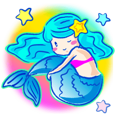 Cute mermaid