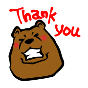 Excited brown bear2