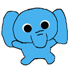 The elephant to be happy (JPN)