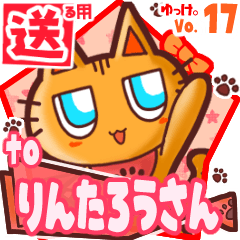 Cute cat's name sticker2 MY070220N18