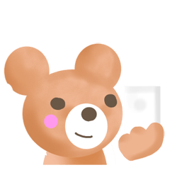 Bear sticker for Kids