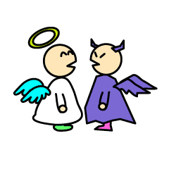 かわいい天使くんと悪魔くん Line スタンプ Line Store かわいい天使くんと悪魔くん Line スタンプ Line Store