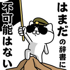 "HAMADA"name/Military cat