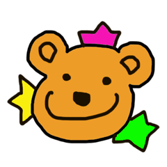cute bear sticker