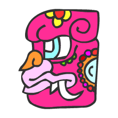 マヤ文字で英語スタンプ Line スタンプ Line Store