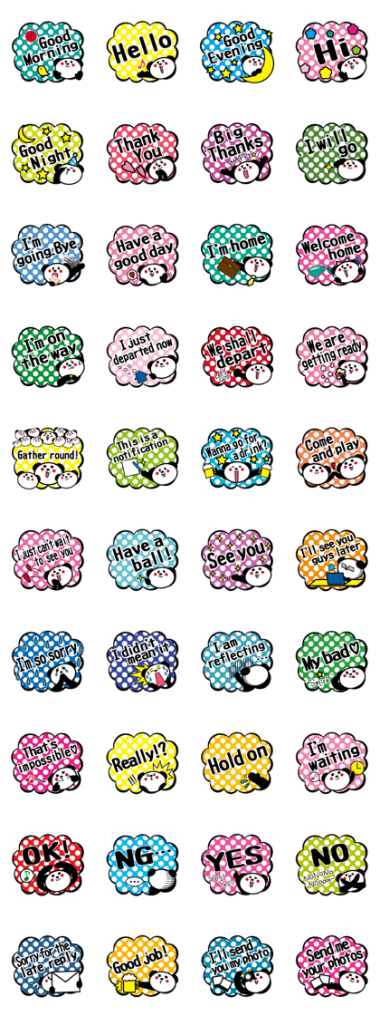 Panda is instead of troublesome to type.