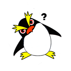 Easygoing rockhopper penguin