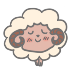 Cheer up! stickers of Sheep