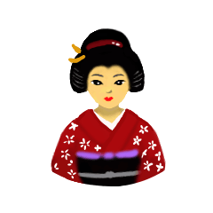 Kimono beautiful woman