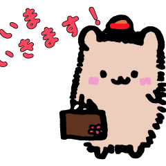 Hedgehog & Cocktiel Sticker