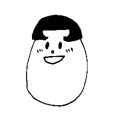 Bobbed hair style egg