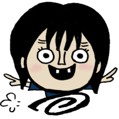 wood carving Short hair girl wishes