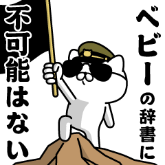 "BABY"name/Military cat