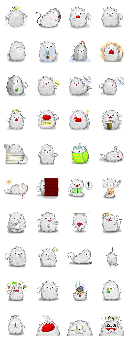 Cloudie: The Fluffy Cloud Cat