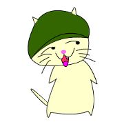 Knit hat cat