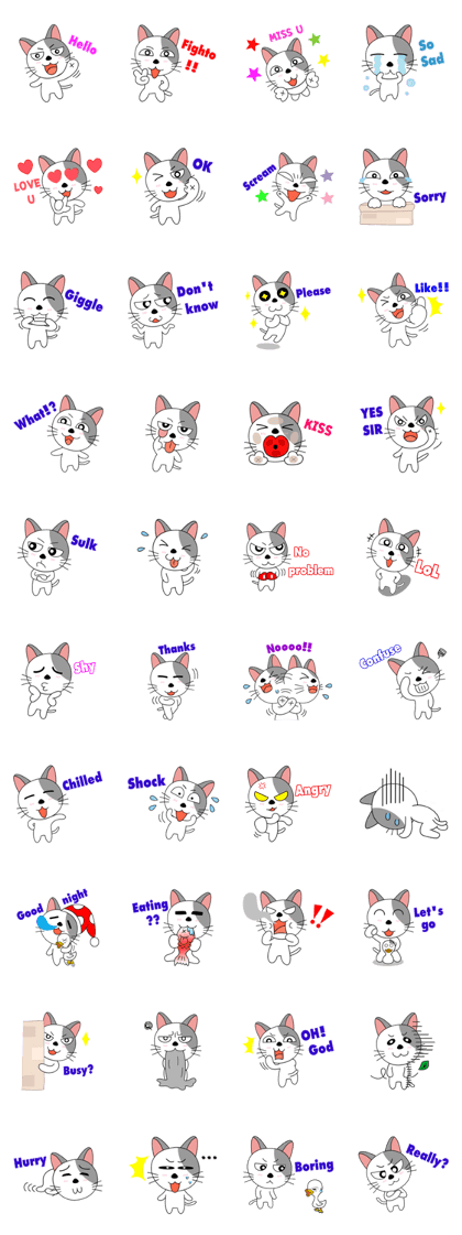 Gusto : Messy cat (EN)