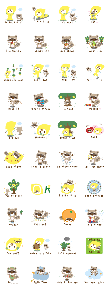 Lemon Jack and Raccoon Roberta (English)
