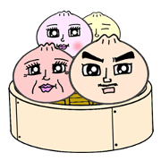 "a steamed meat bun" family.