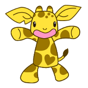 Happy Giraffe Sticker