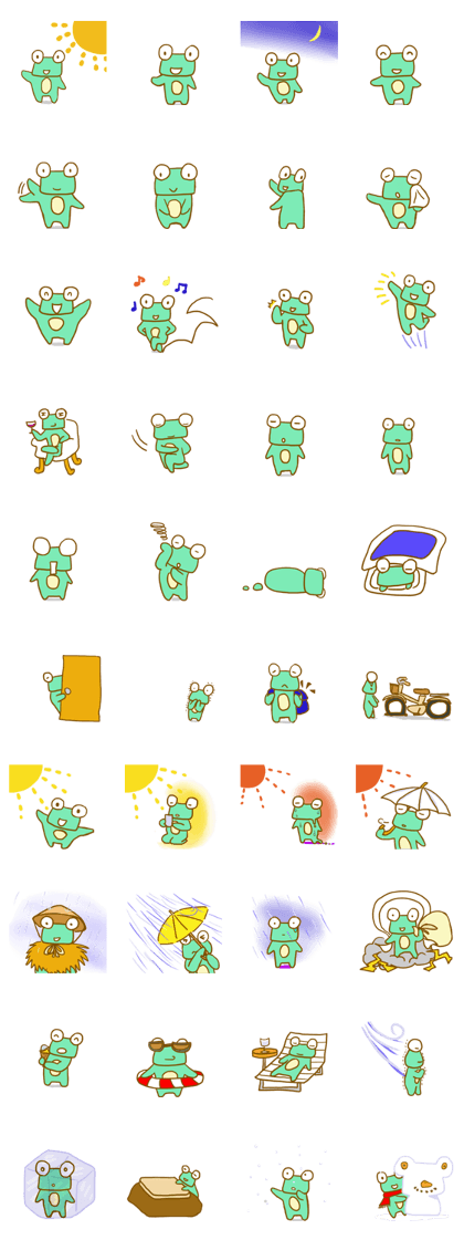Square face frog 3
