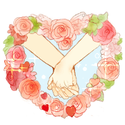 flower gift sticker