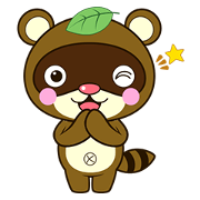 Ponkichi of raccoon dog