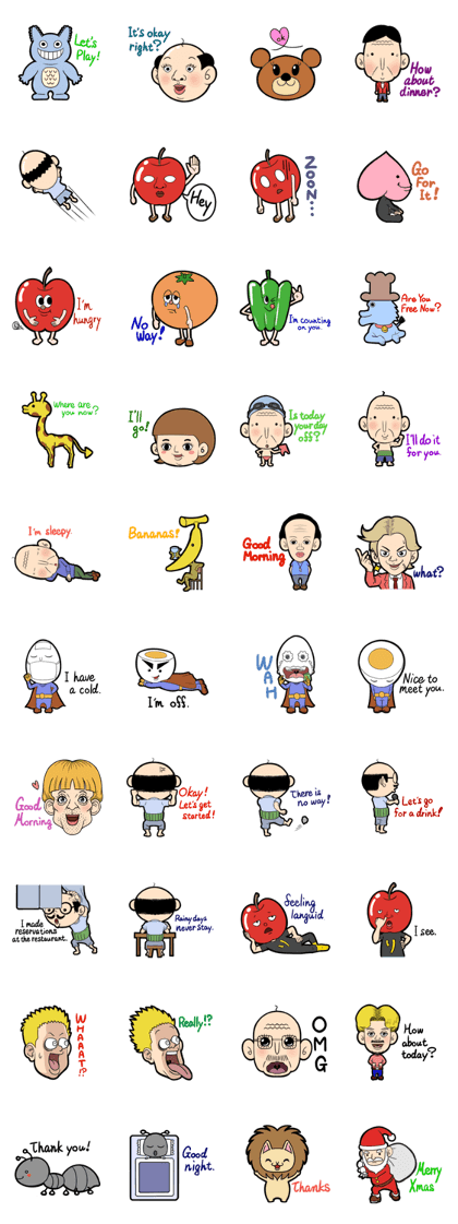 Interesting character flock English.ver
